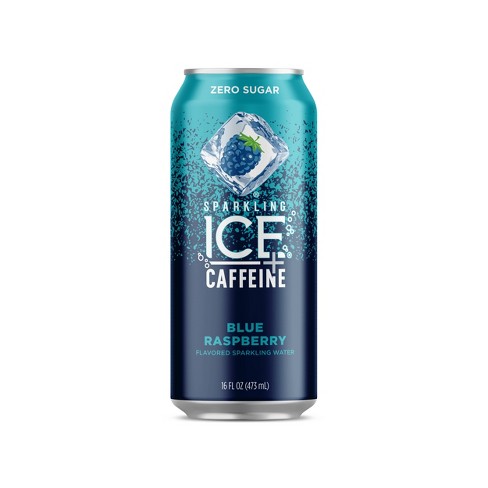 Sparkling Ice Caffeine Blue Raspberry 16 Onz